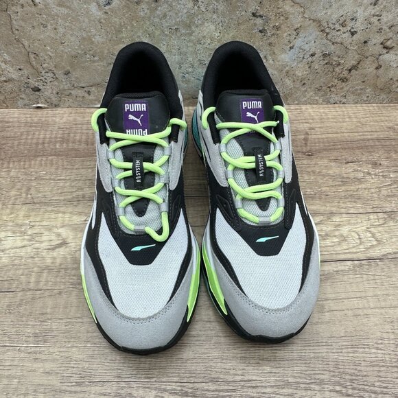 PUMA Sneakers Mens Size 12 White Multicolor RS-Fast Bulky Retro Mesh Leather Lac - Picture 2 of 8